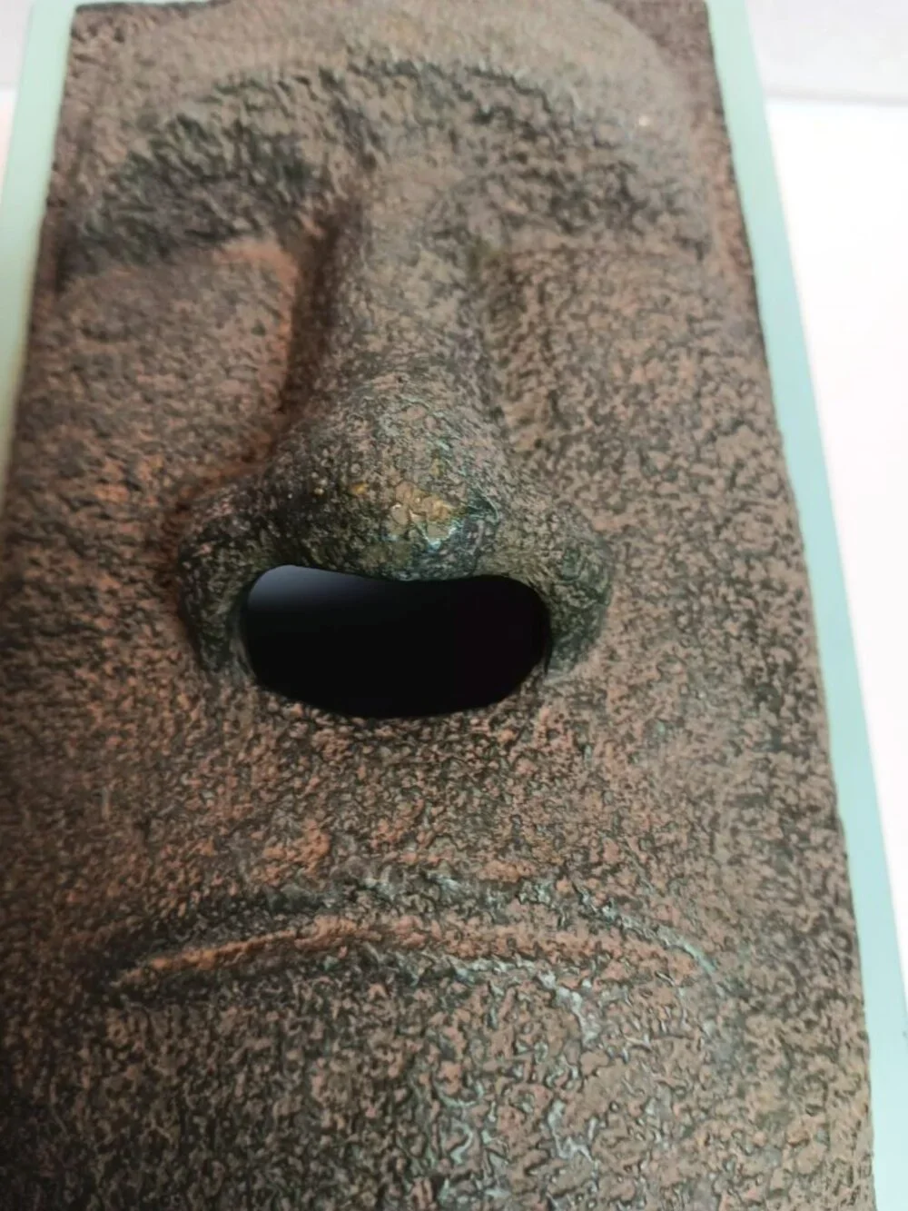 Easter Island Moai resin tissue box cover. Fun lover gift.